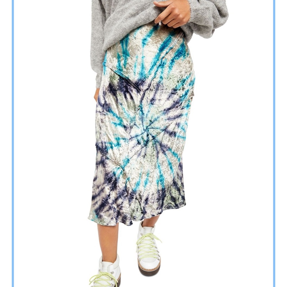 NWT Free People Tie-Dye Skirt 🌀